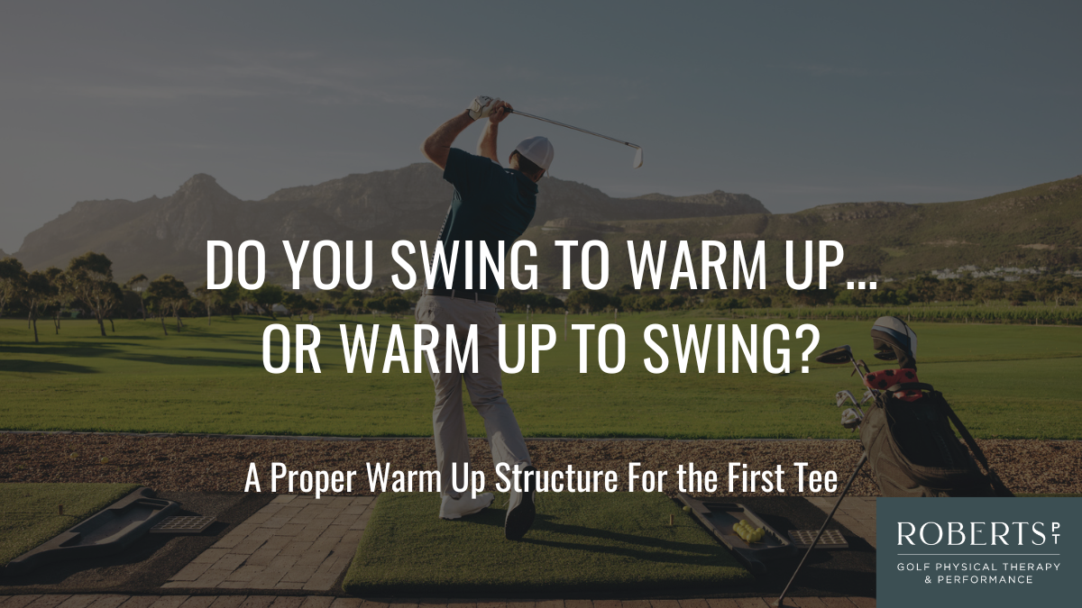 DO YOU SWING TO WARM UP… OR WARM UP TO SWING?