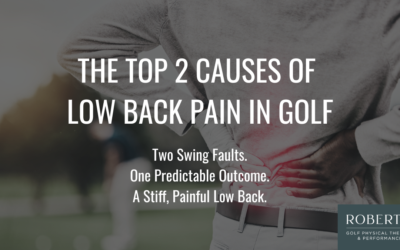 What are the Top 2 Causes of Low Back Pain in Golfers?
